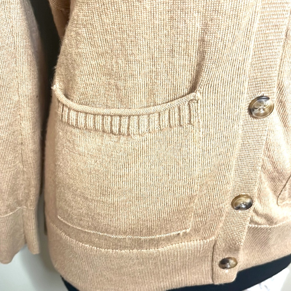 Nwot Toad & Co. V-Neck Button Down Long Sleeve Sweater S 2 front pockets! - Picture 2 of 7